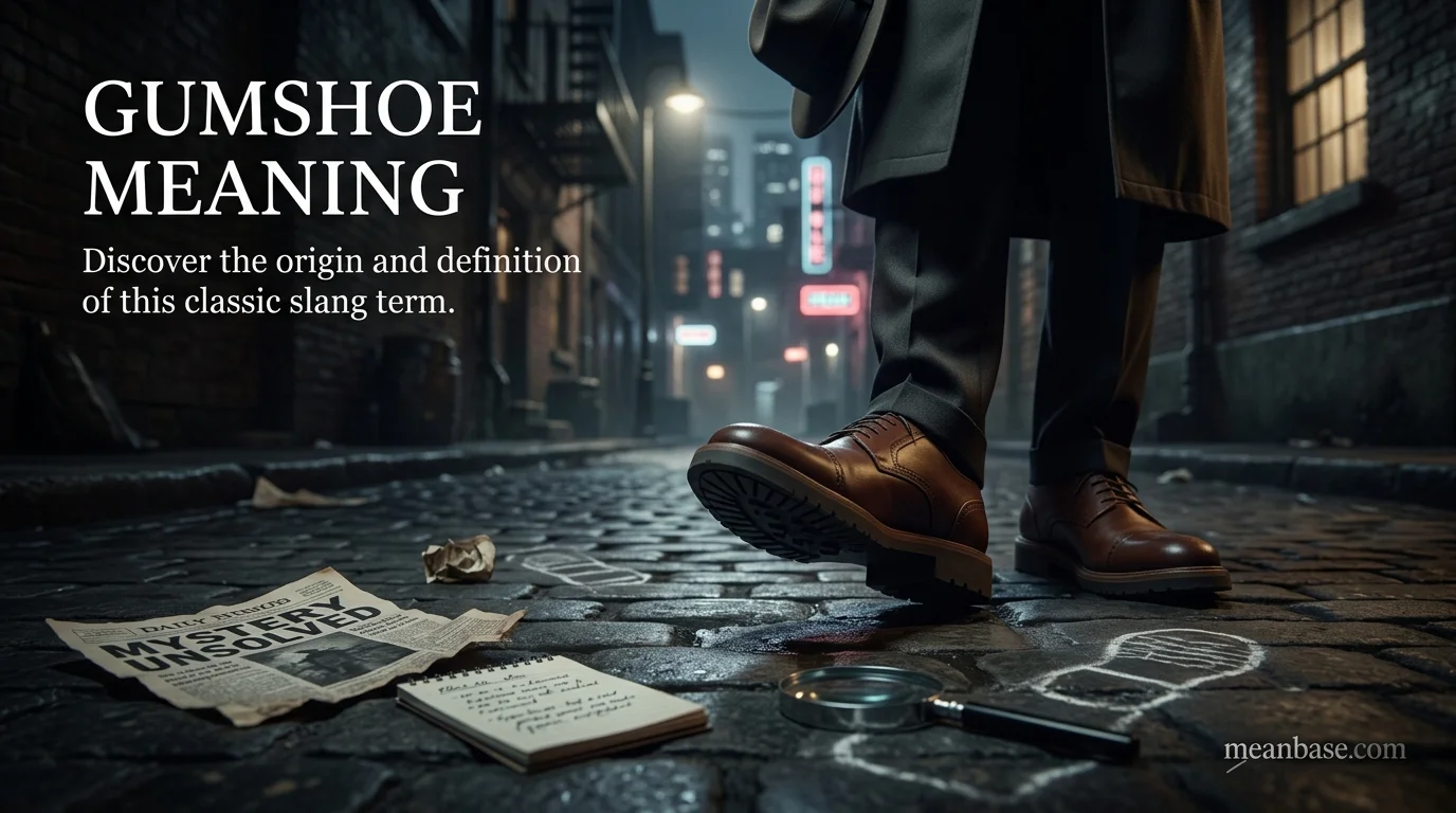 “Gumshoe” Is Used in Real Conversations