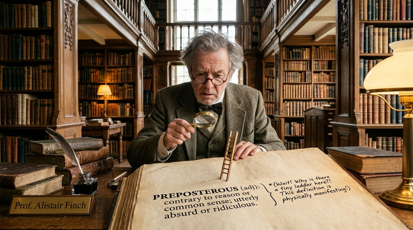 Meanings of “Preposterous” in Context