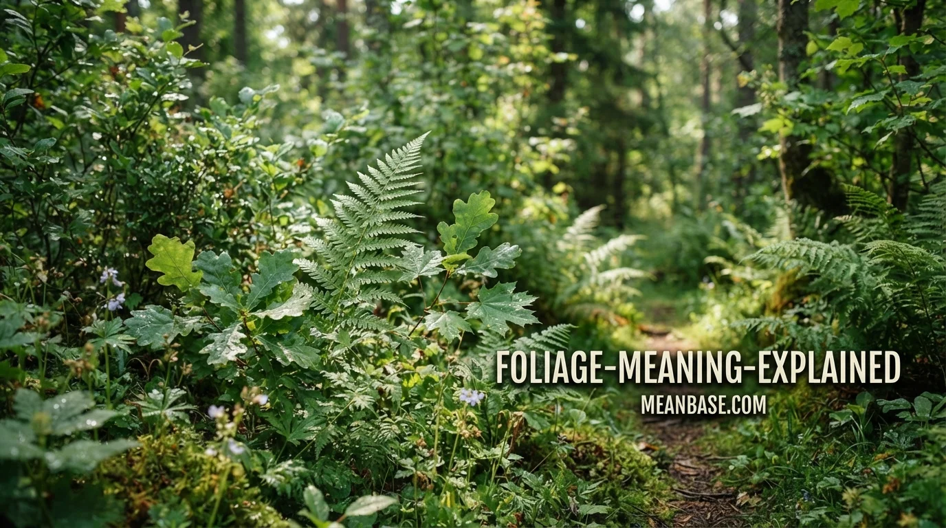 What Does “Foliage” Mean