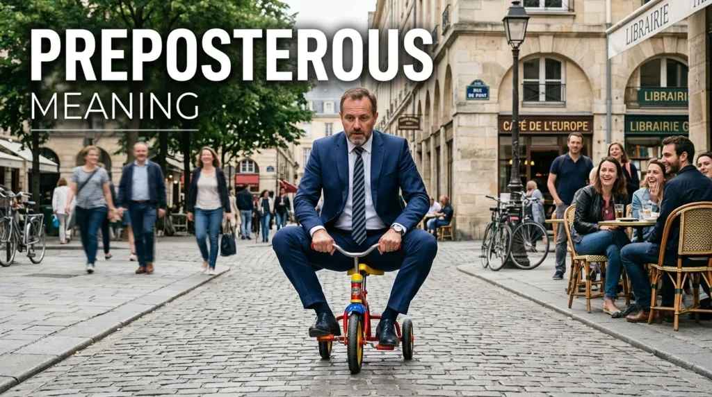 Preposterous Meaning