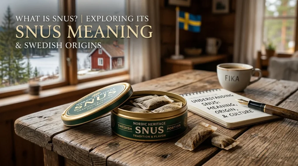 Snus Meaning